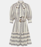 Zimmermann Striped midi dress