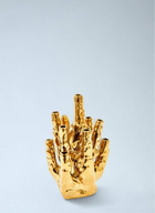 POLSPOTTEN Sculptural Brass Candle Holder
