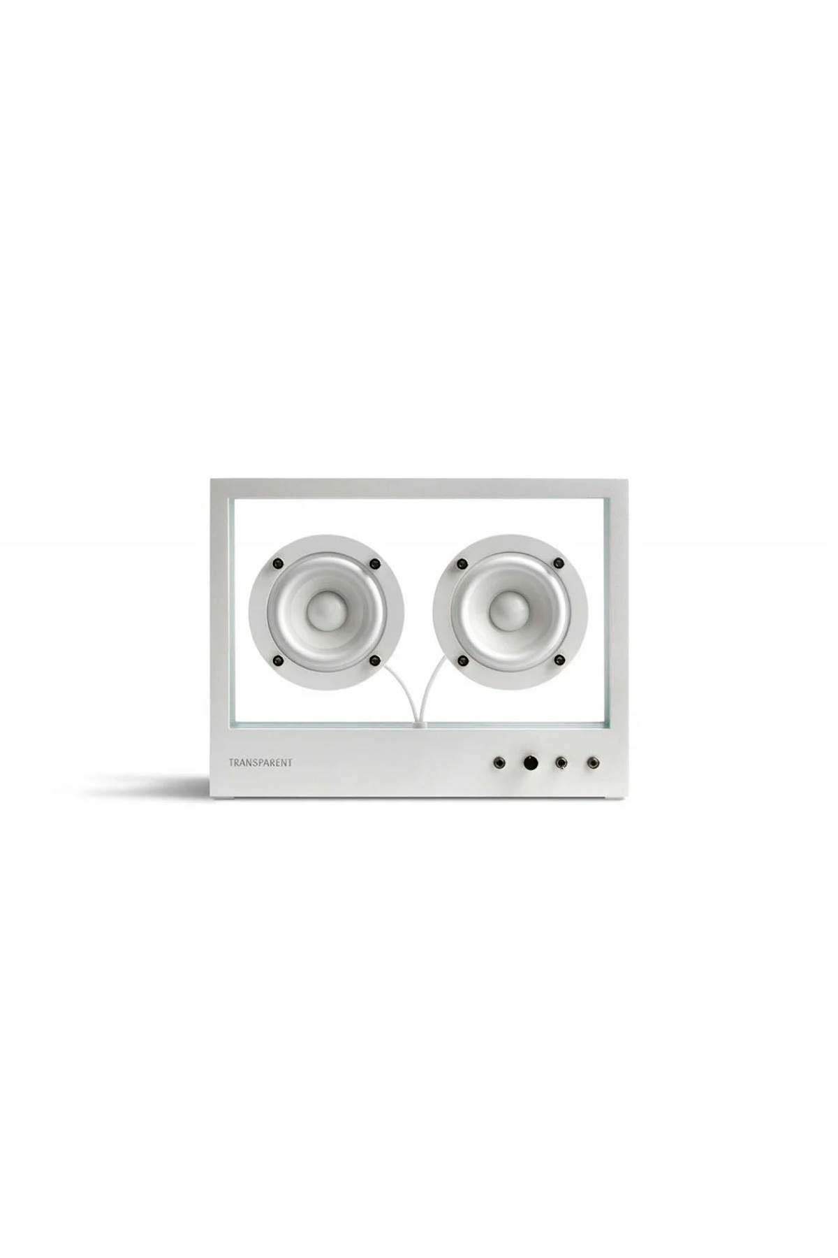 TRANSPARENT transparent sts-b small speaker White