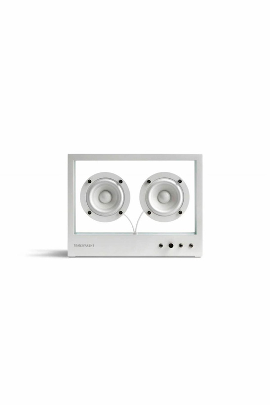 Photo: TRANSPARENT transparent sts-b small speaker White