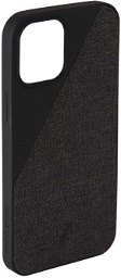 Native Union Black CLIC Canvas iPhone 12 Pro Max Case