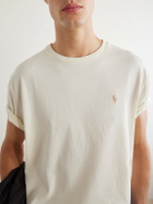 Polo Ralph Lauren - Logo-Embroidered Cotton-Jersey T-Shirt - Neutrals
