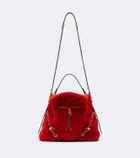 Givenchy Voyou Bucket Small shearling bucket bag
