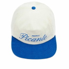 END. x PICANTE Cord Crew Cap in Ivory/Royal Blue 