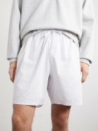 On - Court Straight-Leg Recycled-Shell Tennis Shorts - White