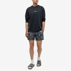 Moncler Men's Banadana Print Swim Short in Black