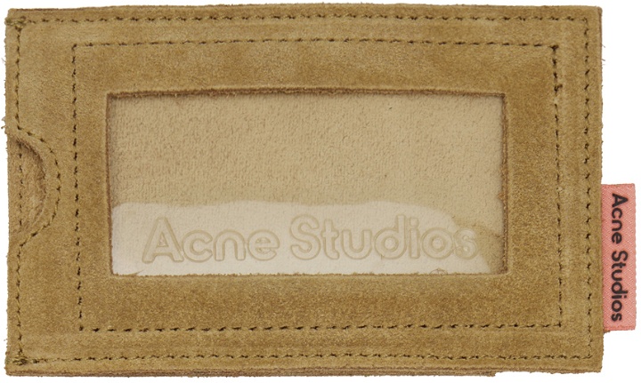 Photo: Acne Studios Tan Suede Card Holder