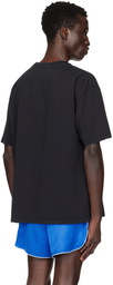 Rhude Black Collegiate Crest T-Shirt