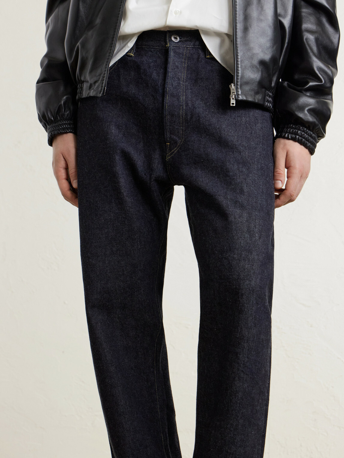 A.PRESSE - Tapered Jeans - Blue