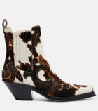 Gabriela Hearst Cassidy calf hair cowboy boots