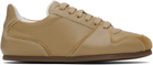 Moschino Taupe Tennis Sneakers