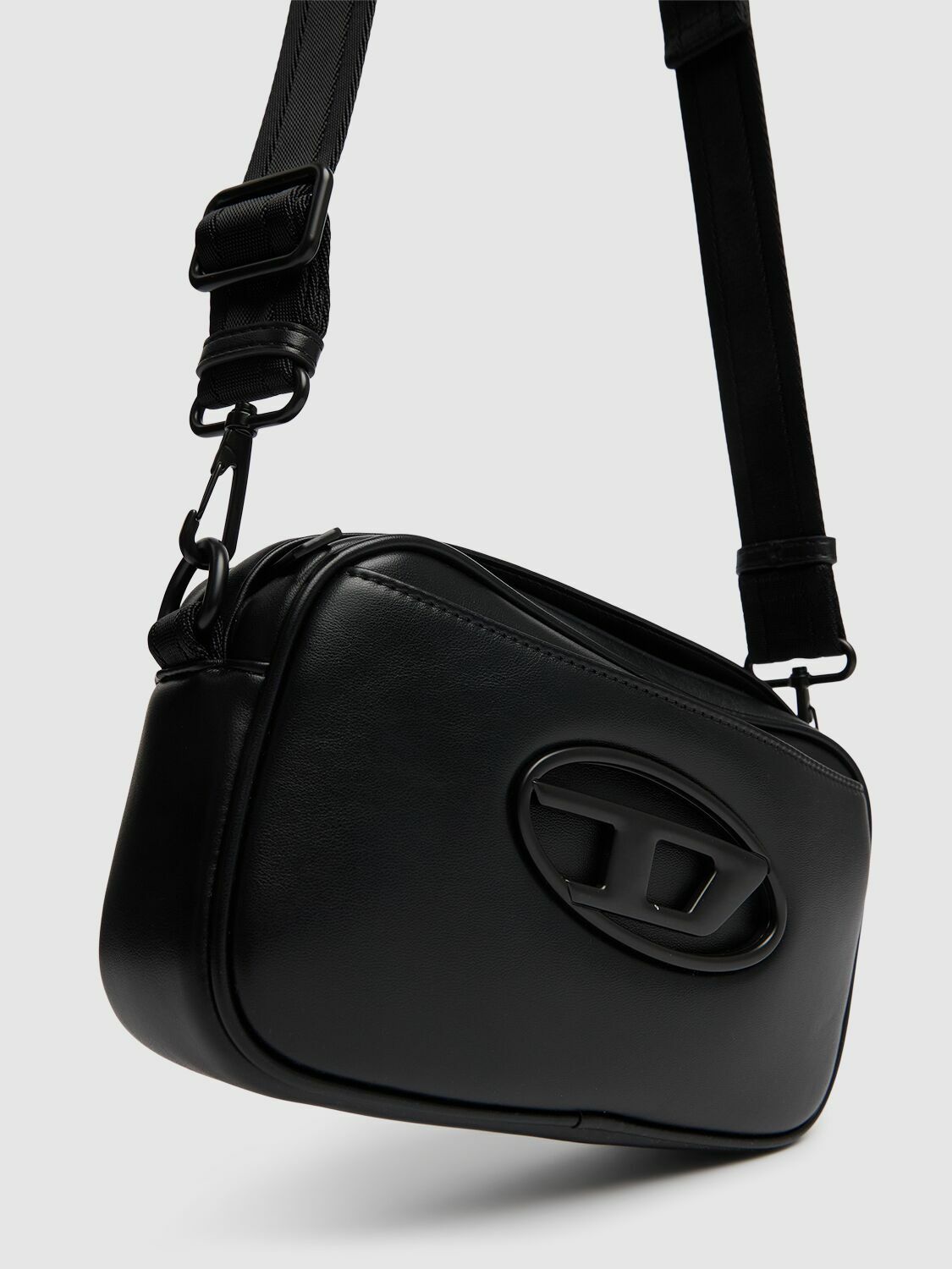 ★【DIESEL】 HOLI-D CAMERA BAG★ Men's Holi-D-Camera bag in neoprene and PU | Black | Diesel