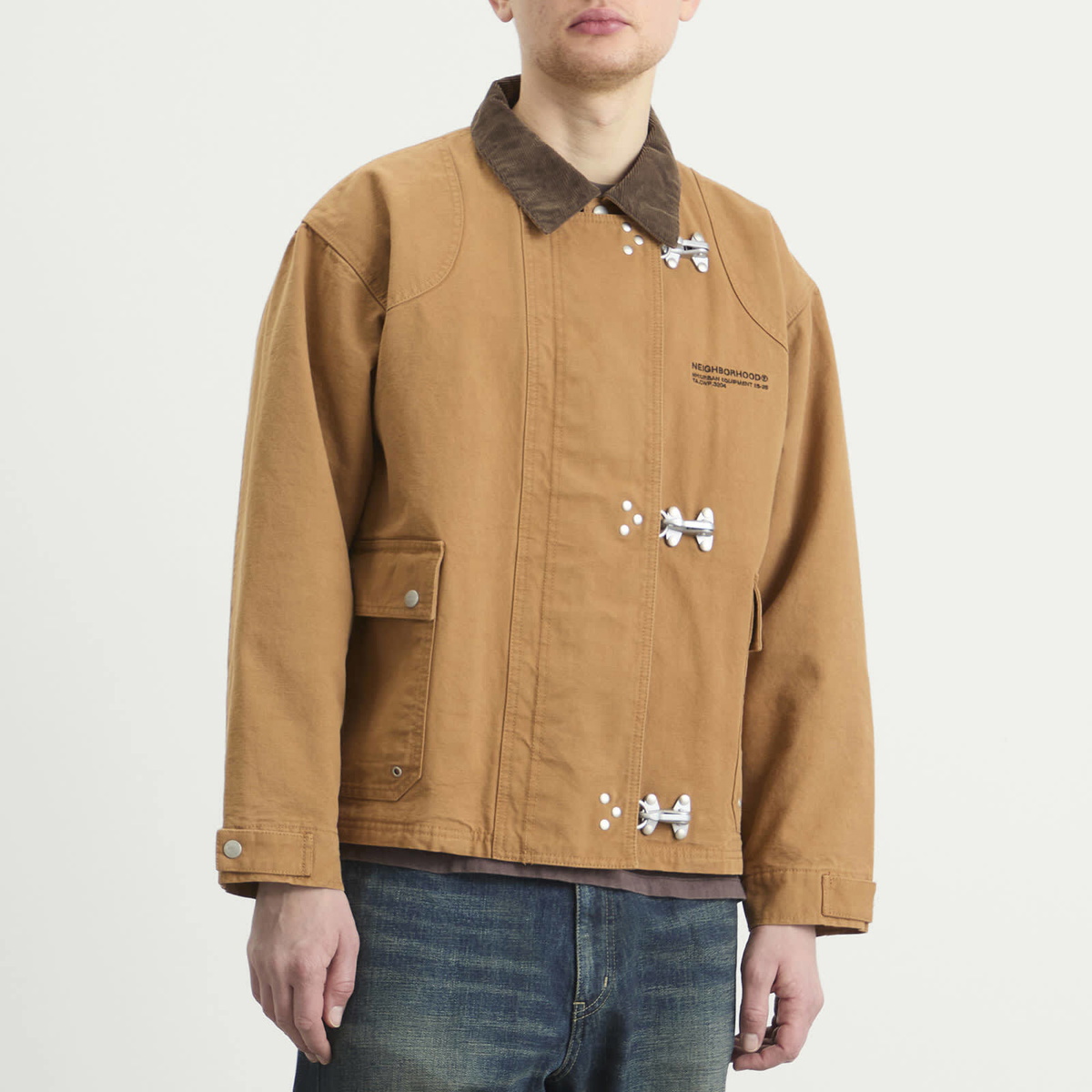 Neighborhood Men's Fireman Jacket in Camel Neighborhood