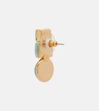 Jennifer Behr Azurine crystal-embellished drop earrings