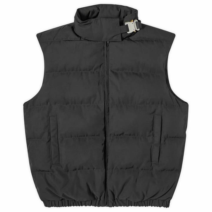 Photo: 1017 ALYX 9SM Men's Buckle Puffer Vest X in Black
