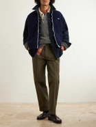 Drake's - HIM Straight-Leg Cotton-Twill Chinos - Green