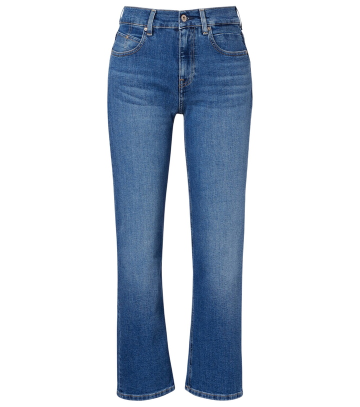 Photo: AG Jeans Florence cropped straight jeans