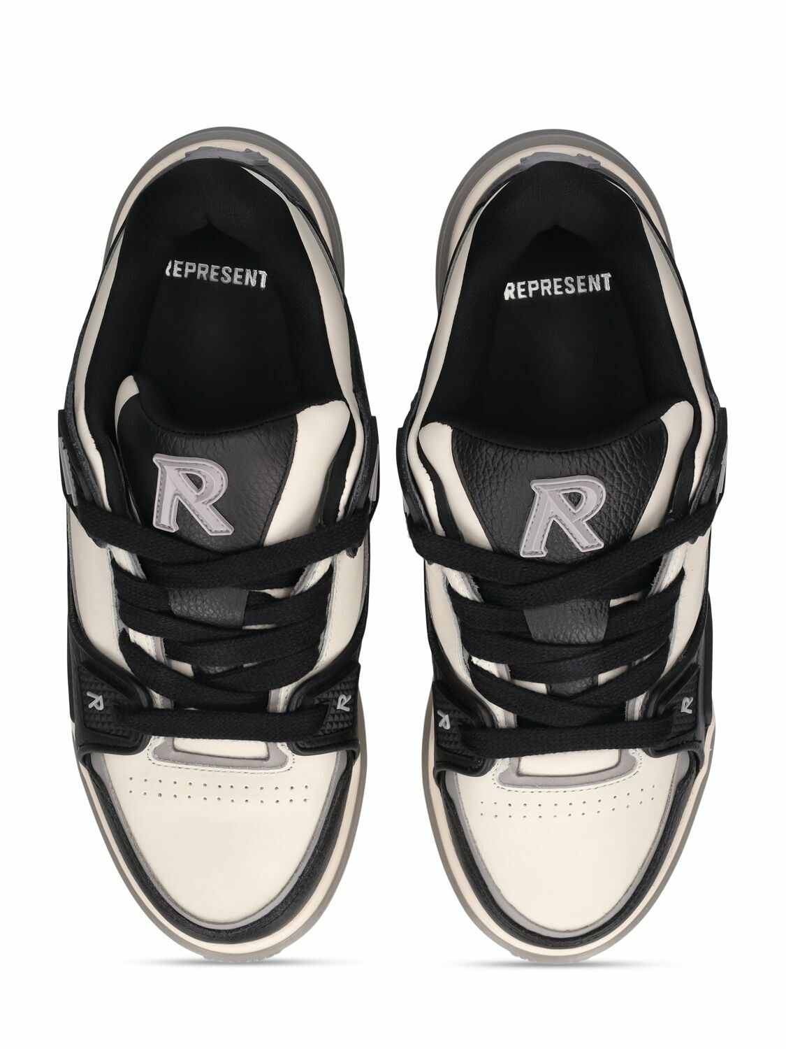 スニーカー Represent Studio Sneakers Studio Sneaker | White & Grey | REPRESENT