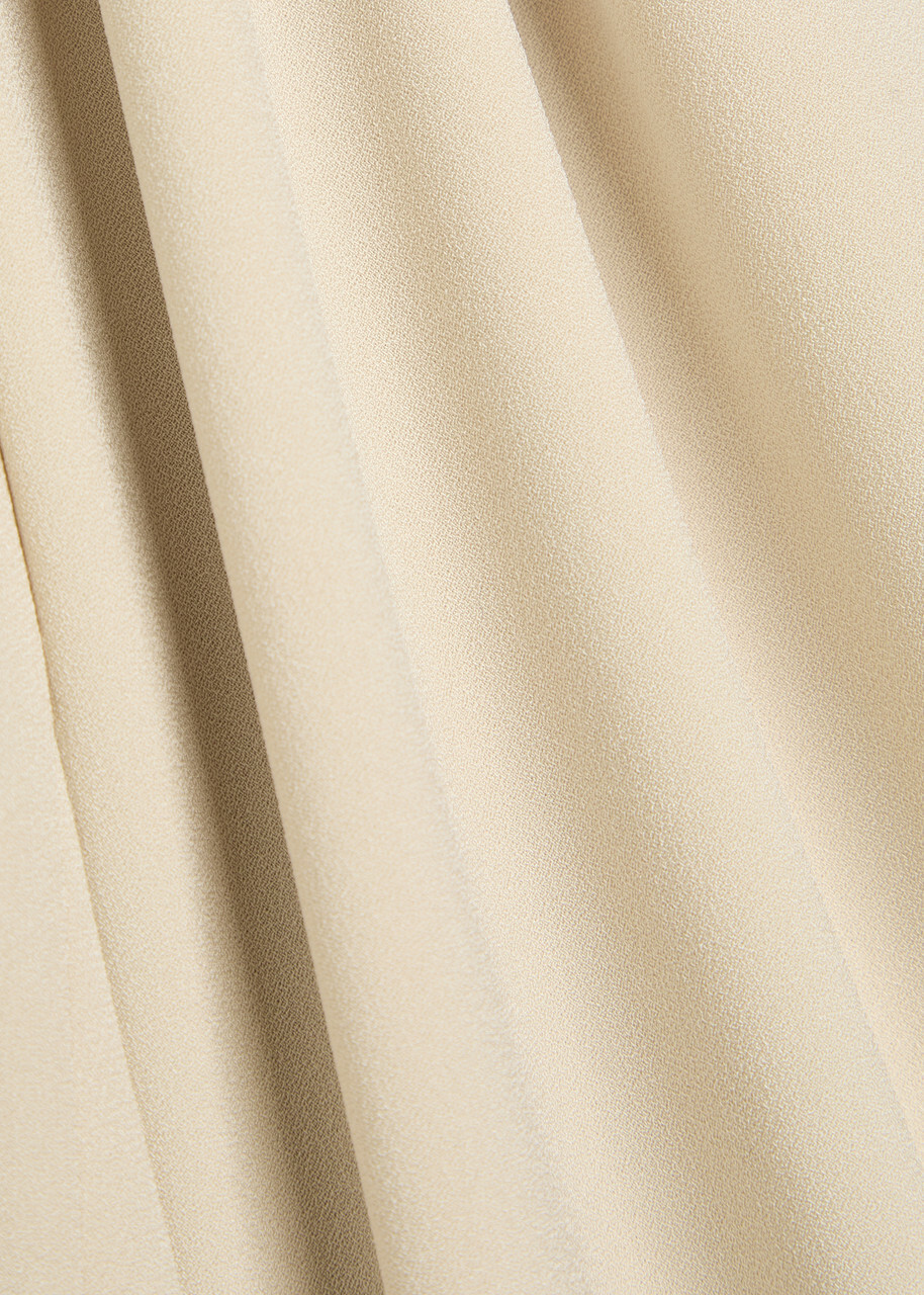 Vince Straight-leg Crepe Trousers Beige