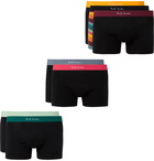 Paul Smith - Seven-Pack Stretch-Cotton Boxer Briefs - Black