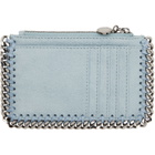 Stella McCartney Blue Falabella Zip Wallet