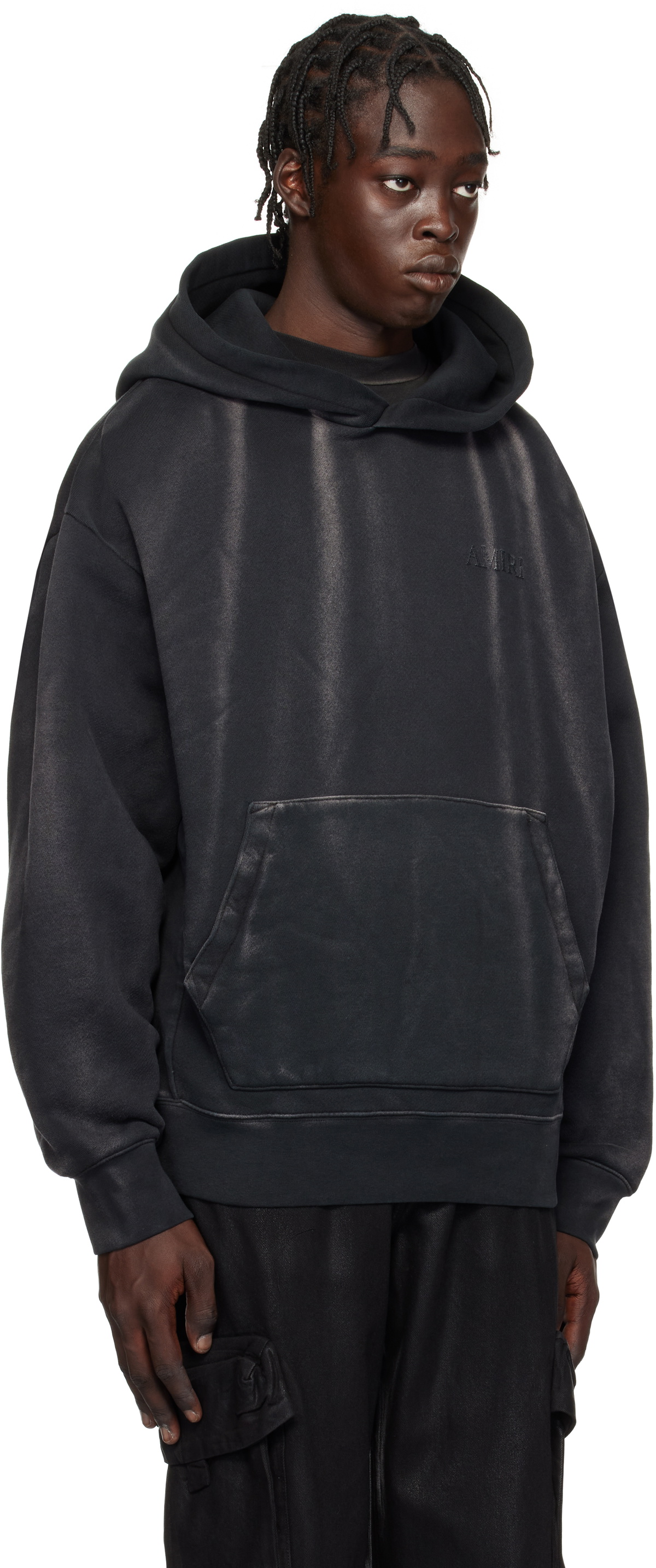 AMIRI VINTAGE OVERSIZED HOODIE ブラック AMIRI VINTAGE OVERSIZED