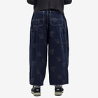 Needles Women's HD Painter Rose Denim Pant in Indigo