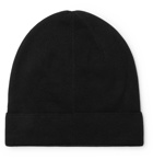 Givenchy - Logo-Detailed Cotton and Cashmere-Blend Beanie - Black