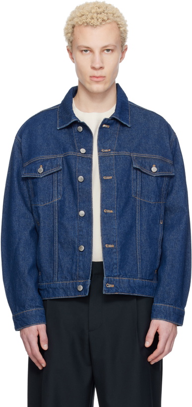 Photo: Maison Kitsuné Blue Denim Trucker Jacket