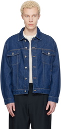 Maison Kitsuné Blue Denim Trucker Jacket
