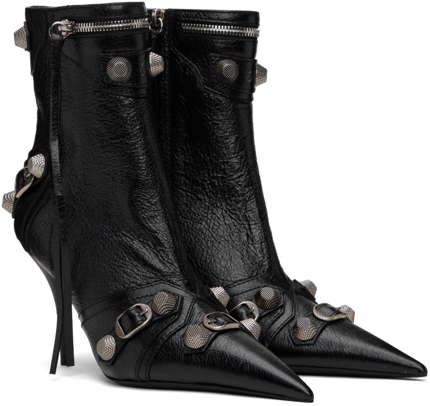 Balenciaga Black Cagole 90 Ankle Boots Balenciaga