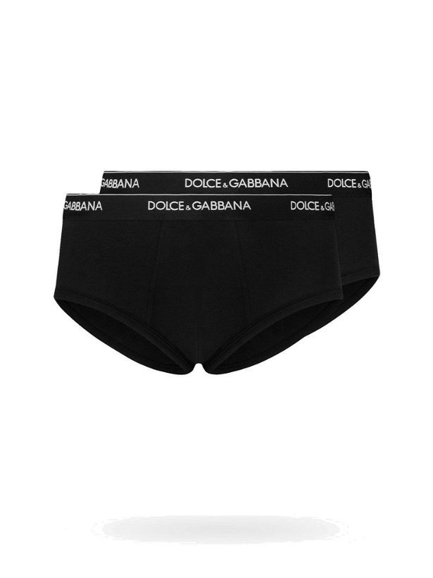 Photo: Dolce & Gabbana Slip Black   Mens