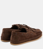 Hogan Suede boat shoes