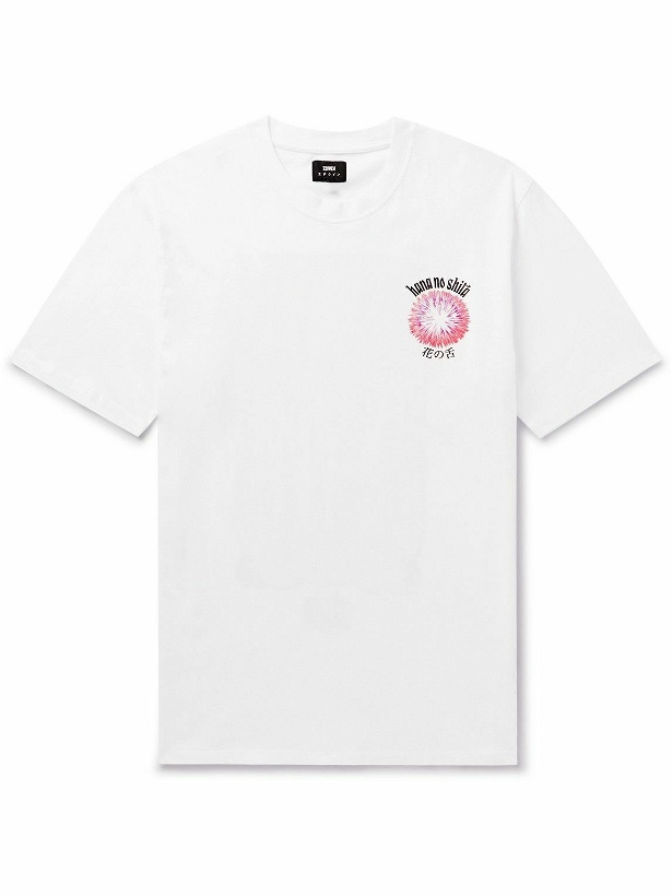 Photo: EDWIN - Hana No Shita Printed Cotton-Jersey T-Shirt - White