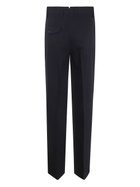 Ann Demeulemeester Maaike Flared Leg Comfort Trousers Viscose in Black
