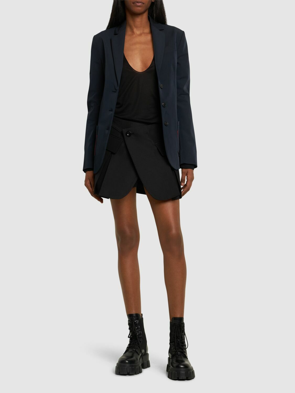 FERRARI - Stretch Twill Single Breasted Blazer