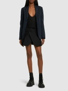FERRARI - Stretch Twill Single Breasted Blazer