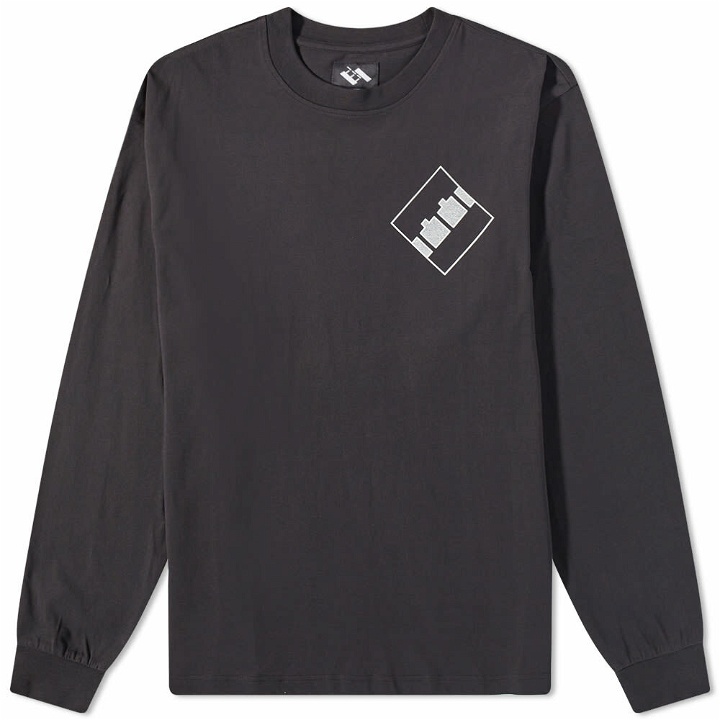 Photo: The Trilogy Tapes Men's Long Sleeve Block Noise 45 T-Shirt in Black