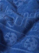ALEXANDER MCQUEEN - Logo-Jacquard Cotton-Terry Beach Towel