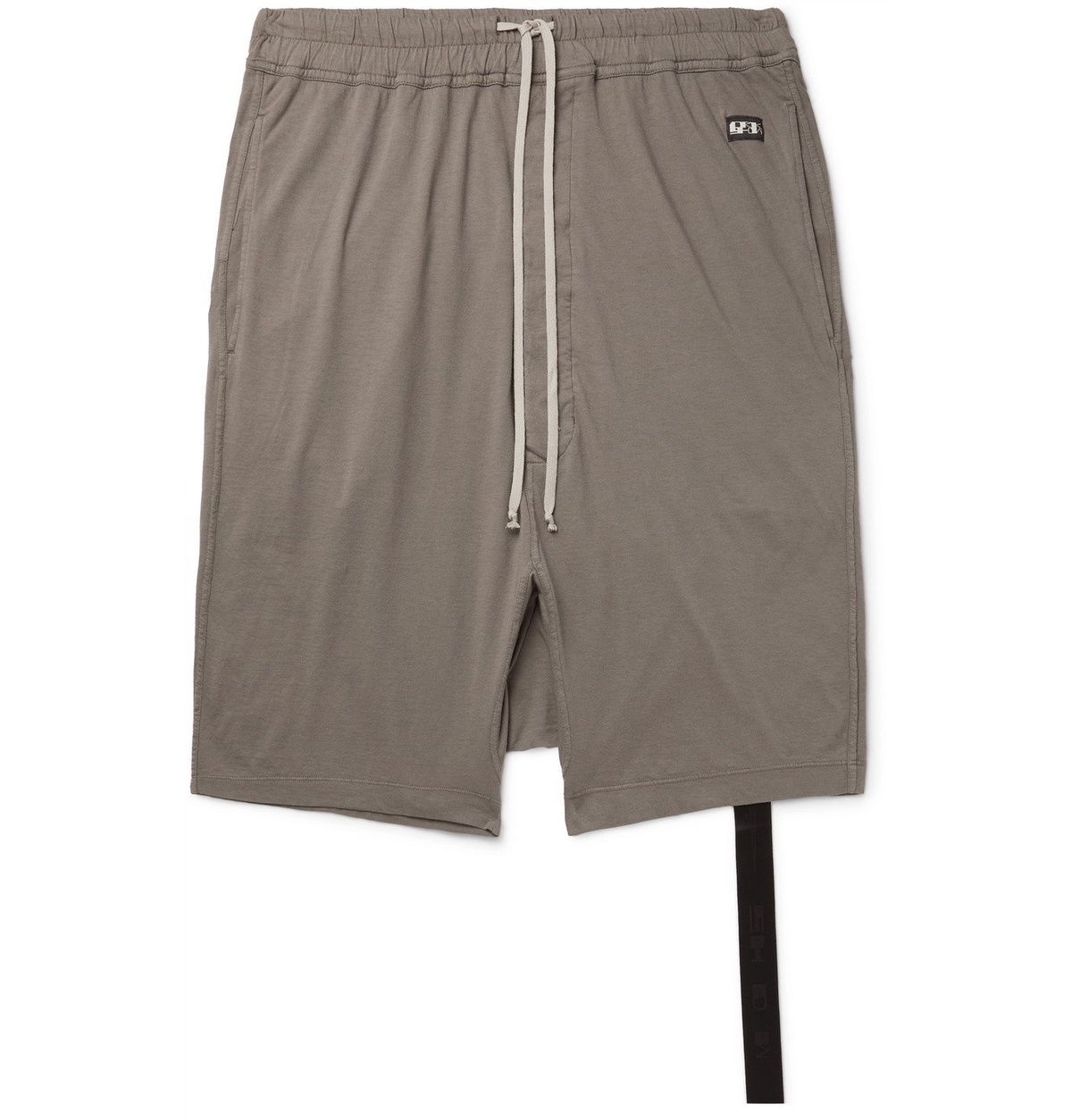 DRKSHDW BY RICK OWENS - Pods Cotton-Jersey Drawstring Shorts