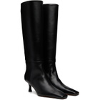 Proenza Schouler Black Trap Tall Boots