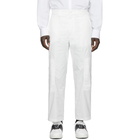 Valentino White Technical Twill Cargo Pants