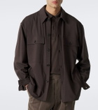Giorgio Armani Wool and silk-blend shirt
