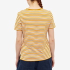 Armor-Lux Women's Mariniere T-Shirt in White/Curry