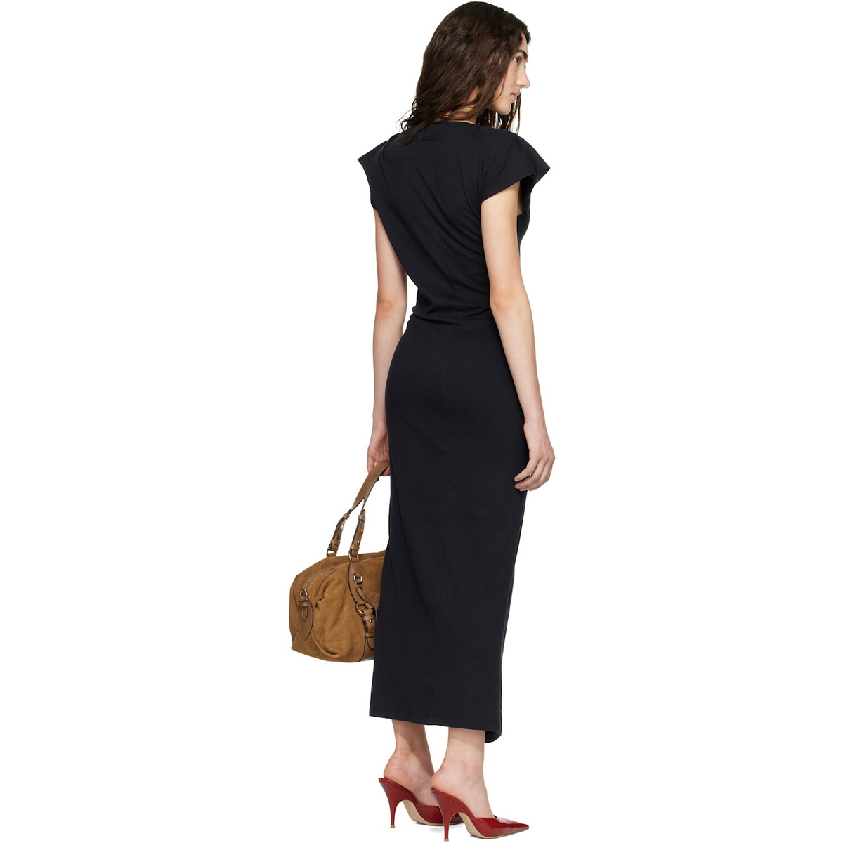 Isabel Marant Black Nadela Midi Dress