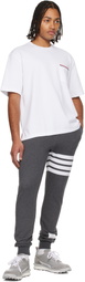 Thom Browne Gray Classic Loopback 4-Bar Sweatpants