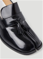 Tabi Heeled Loafers in Black