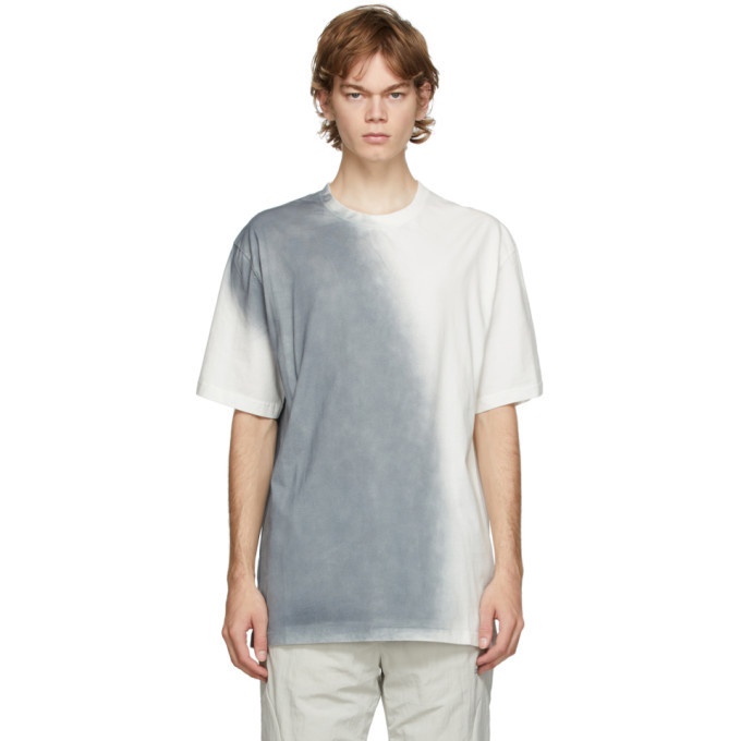 Photo: C2H4 White and Grey Sprayed T-Shirt
