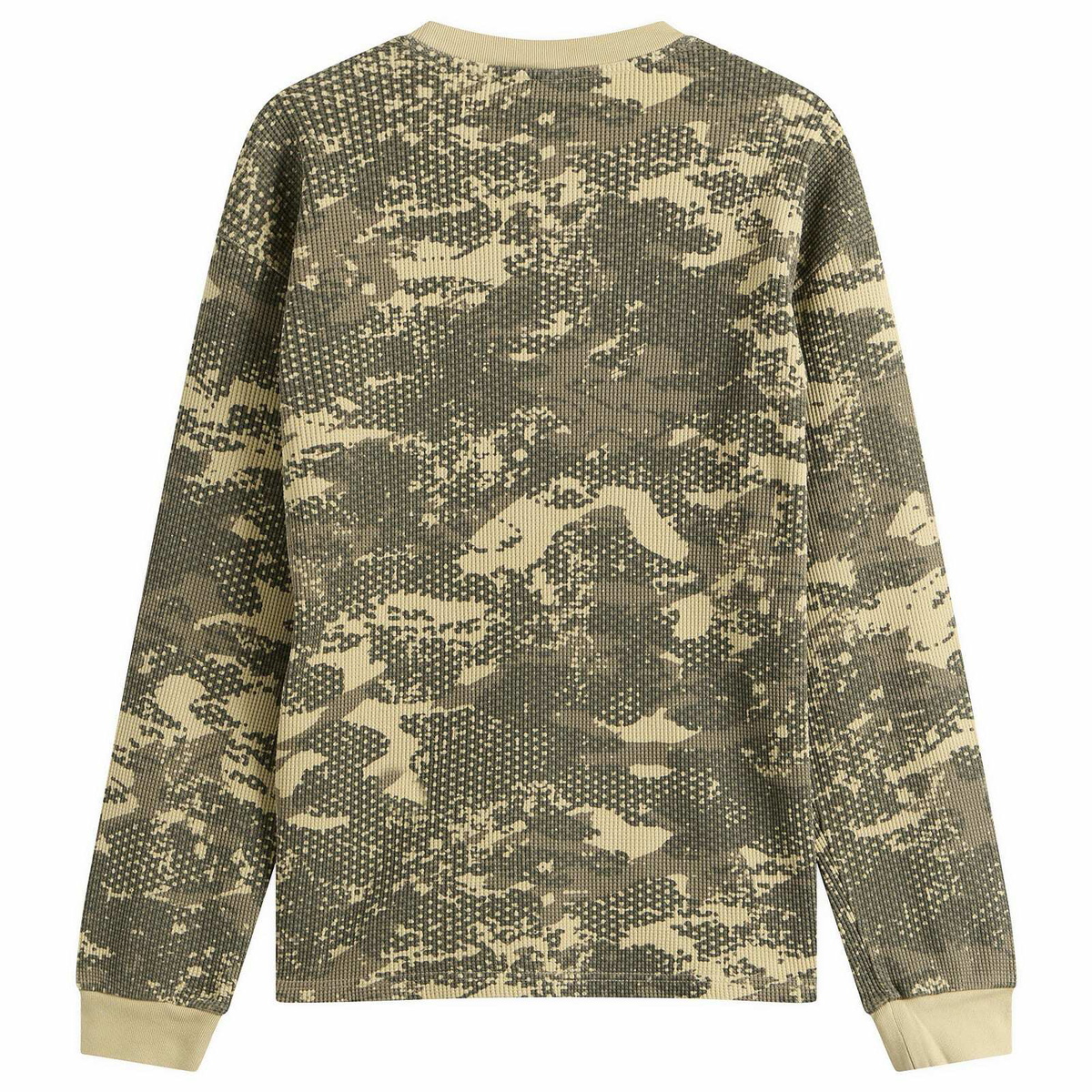 No Problemo Forest Waffle LS T-Shirt in Sand