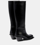 Gia Borghini Blondine leather knee-high boots